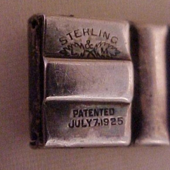 VTG 1920s L&M Sterling Silver and Rhinestone Bracelet - Picture 3 of 6